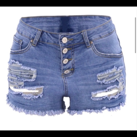 Distressed Ripped Jeans NWT - Picture 2 of 6